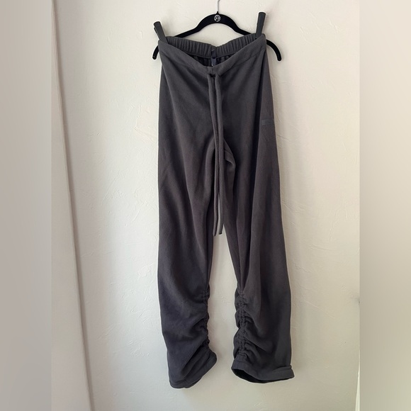 SKIMS Pants - NEW SKIMS FLEECE LOUNGE OVERSIZED STACKED PANTS IN STORM S